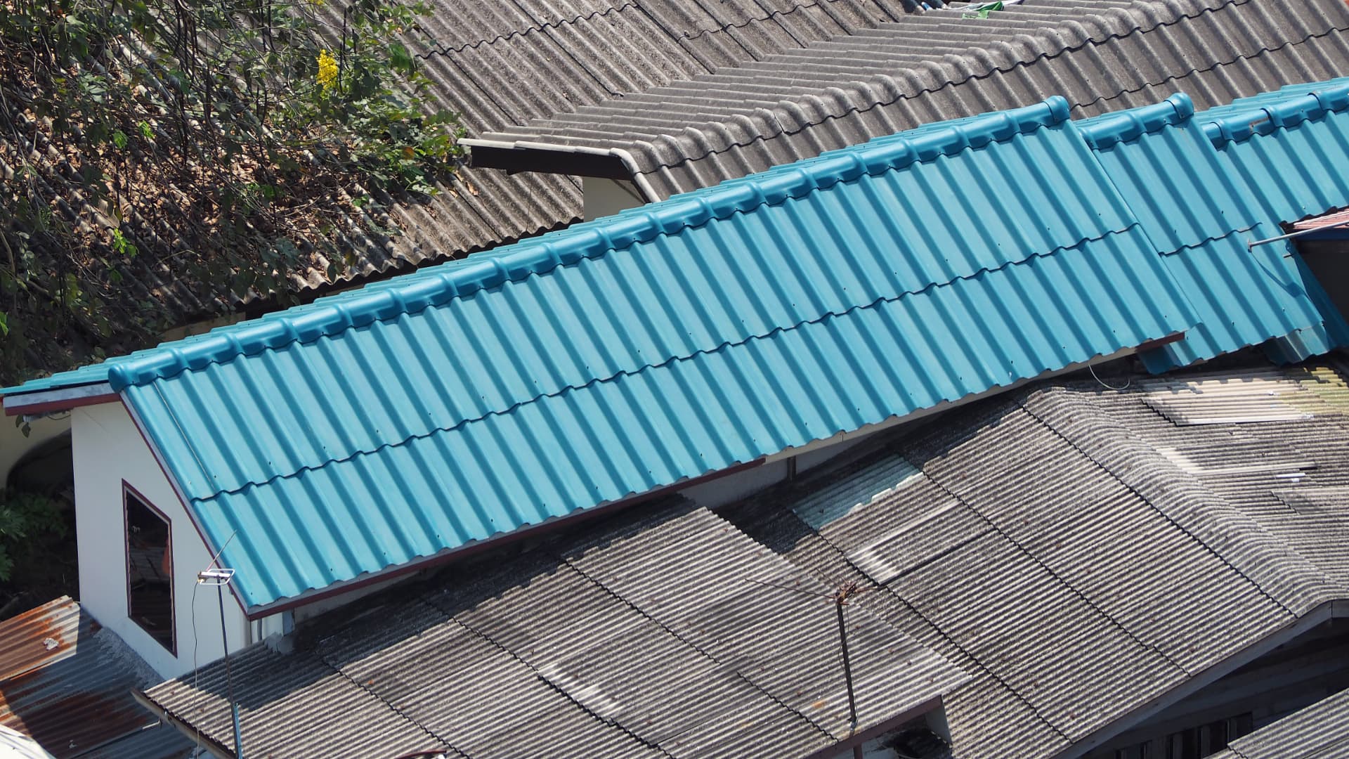 Toiture après rénovation à Petit-Bourg, Guadeloupe
