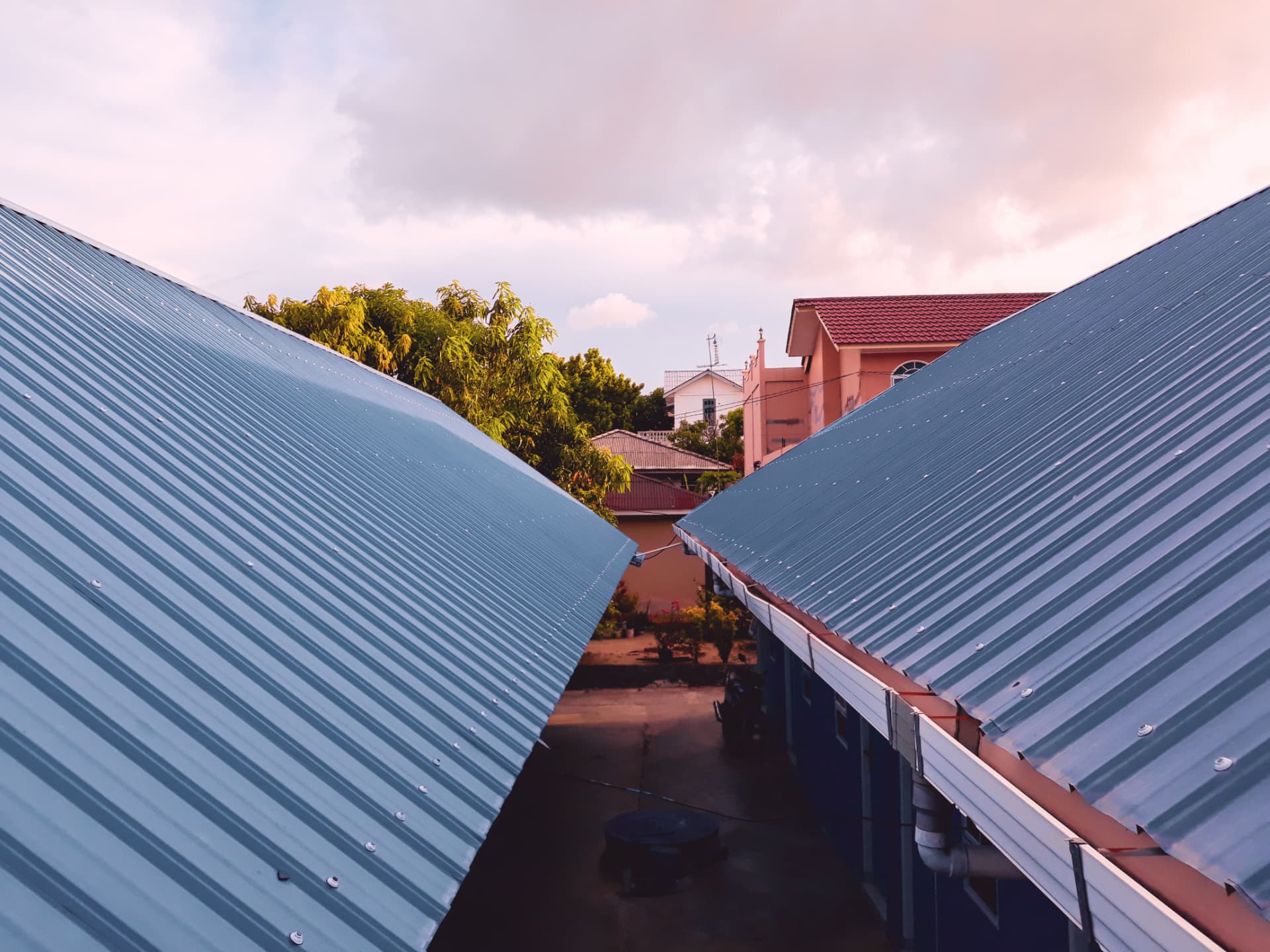 Toiture après rénovation à Sainte-Rose, Guadeloupe